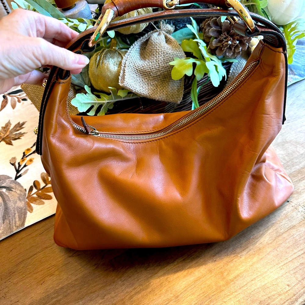 Gucci Brown Leather Medium Horsebit Hobo